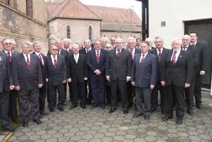 Eines der letzten Bilder des Männerchors